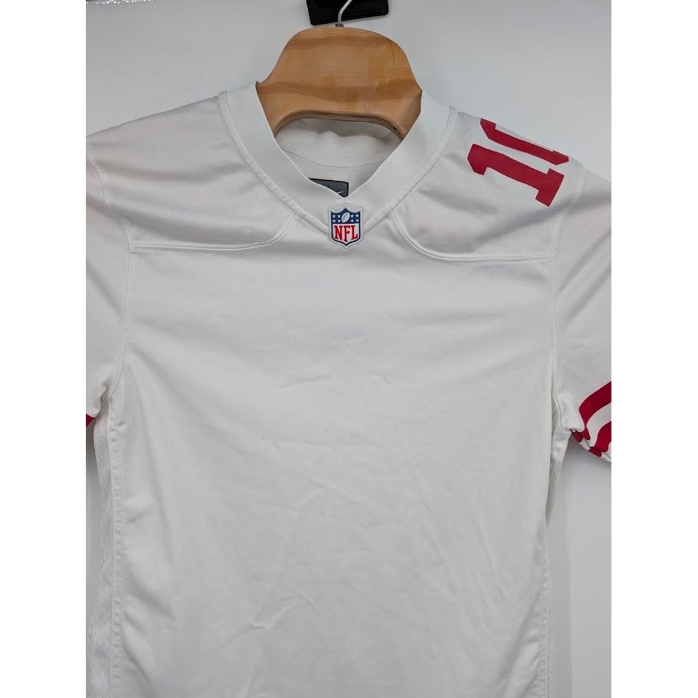 Nike NFL San Francisco 49ers Blank Football Jersey Away White Red  Men's sz S - Picture 2 of 6